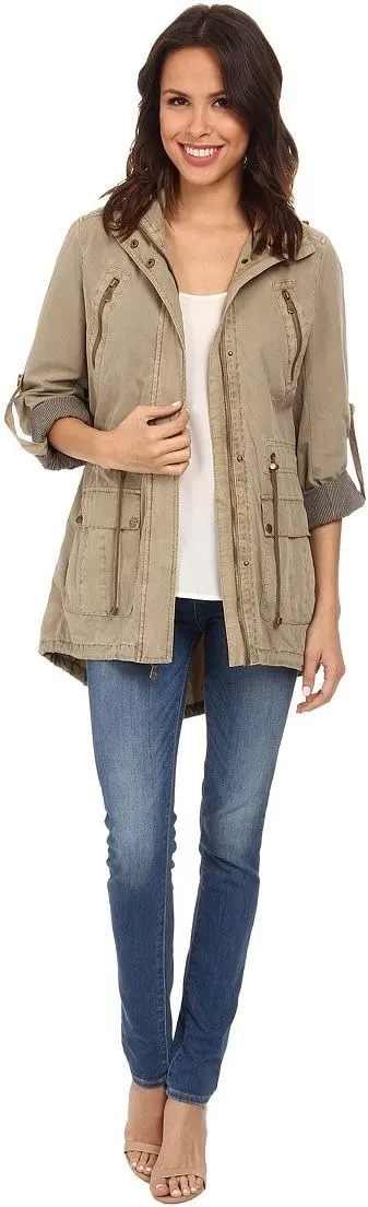 Levi's Women's Cotton Hooded Anorak Jacket (Standard & Plus Sizes)