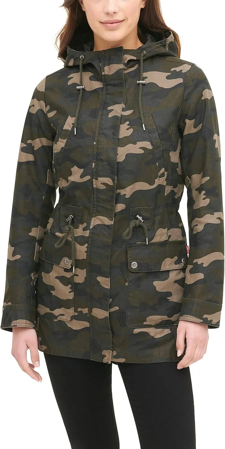 Levi's Women's Cotton Hooded Anorak Jacket (Standard & Plus Sizes)