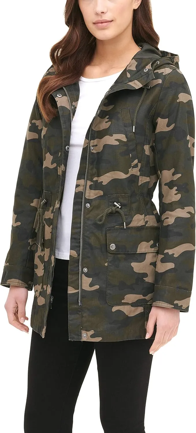 Levi's Women's Cotton Hooded Anorak Jacket (Standard & Plus Sizes)