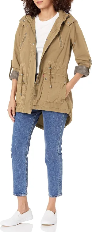 Levi's Women's Cotton Hooded Anorak Jacket (Standard & Plus Sizes)