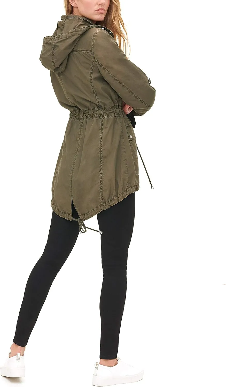Levi's Women's Cotton Hooded Anorak Jacket (Standard & Plus Sizes)