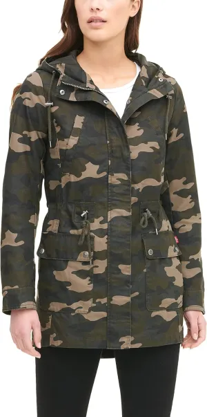 Levi's Women's Cotton Hooded Anorak Jacket (Standard & Plus Sizes)