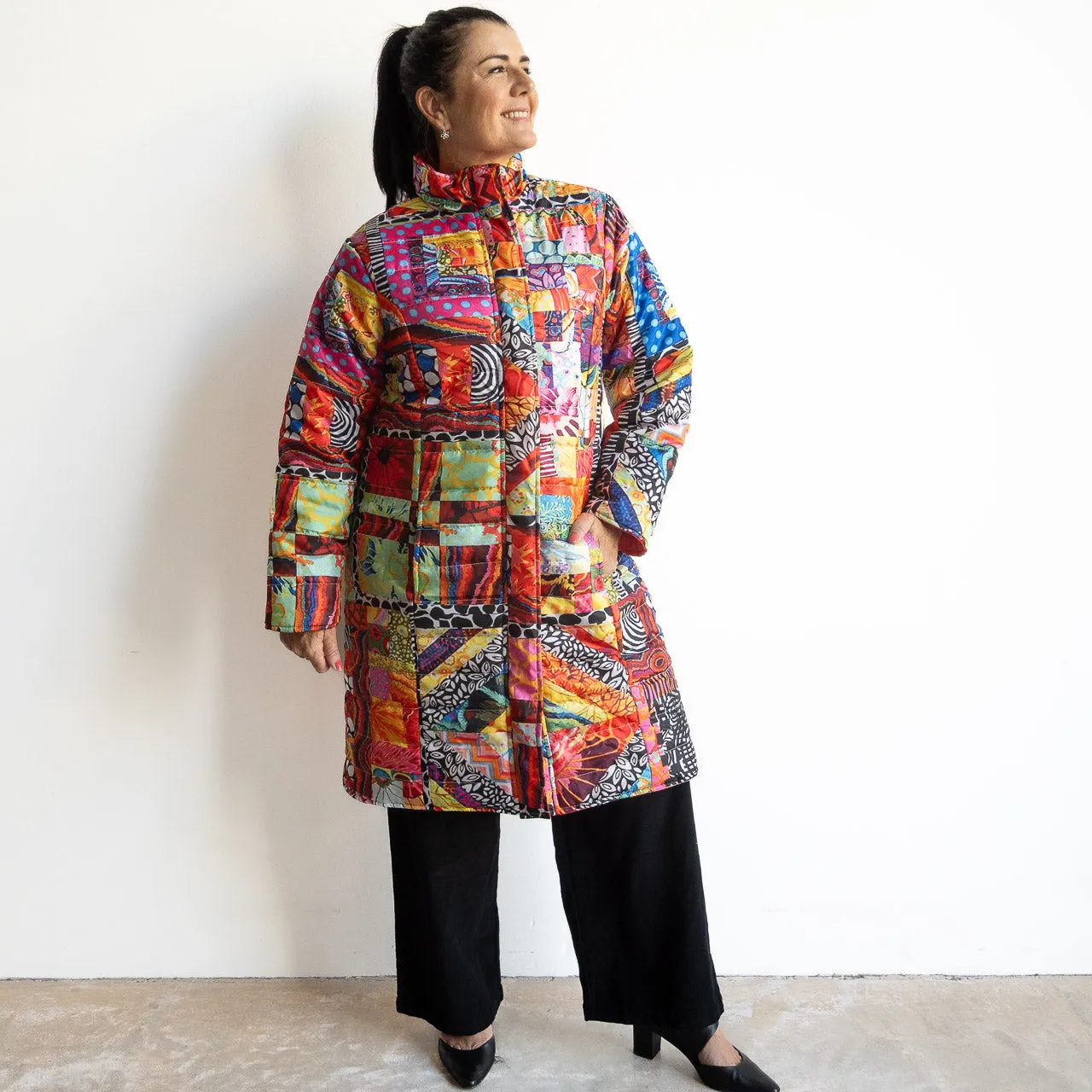 Like No Other Puffer Coat by Orientique Australia - Gypsy Patch - 3245