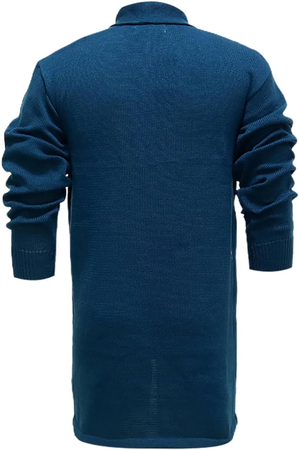 Long Cardigan Sweaters for Men Shawl Collar Sweater Open Front Cardigan Long Sleeve Knit Cardigan Fashion Oufits