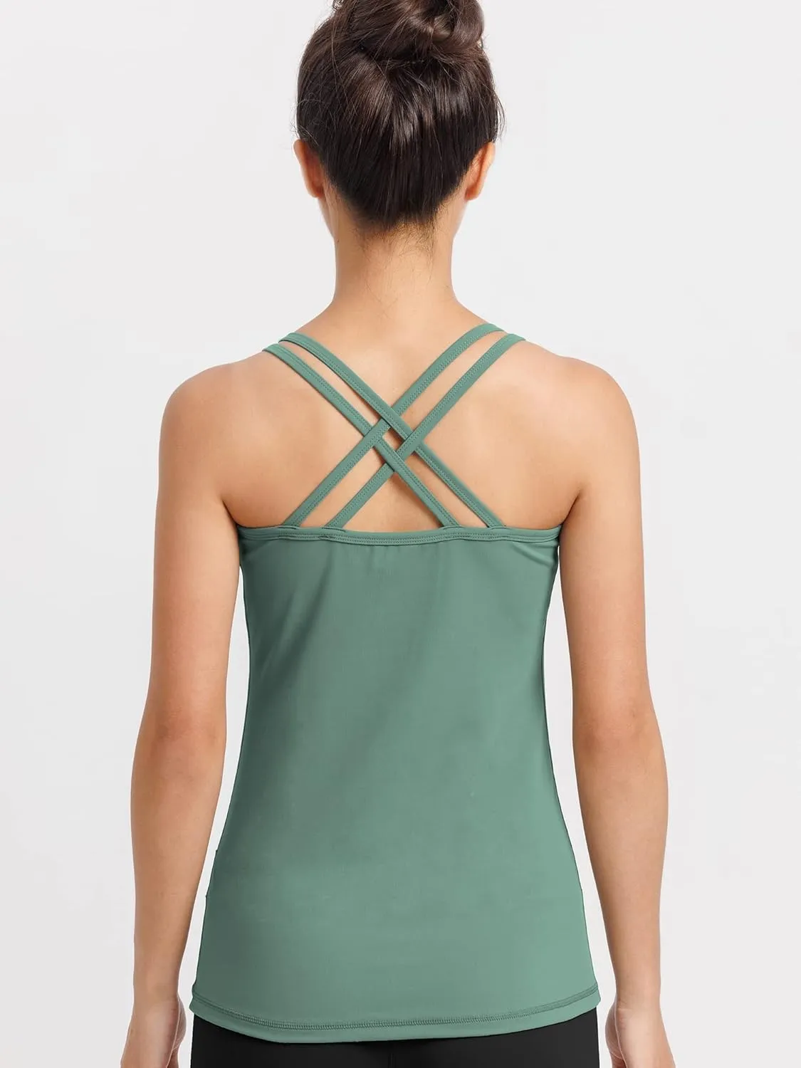 Loopa-Camisole with Cups-Gym Vest-Vest Top with Bra-Workout Top-Casual Vest-Womens Top.