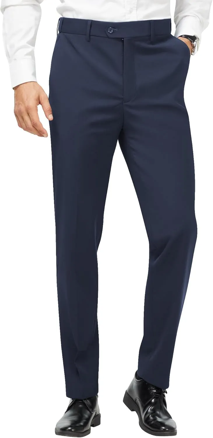 MAGE MALE Men's Slim Fit Stretch Dress Pants Stylish Suit Pants Dress Slacks