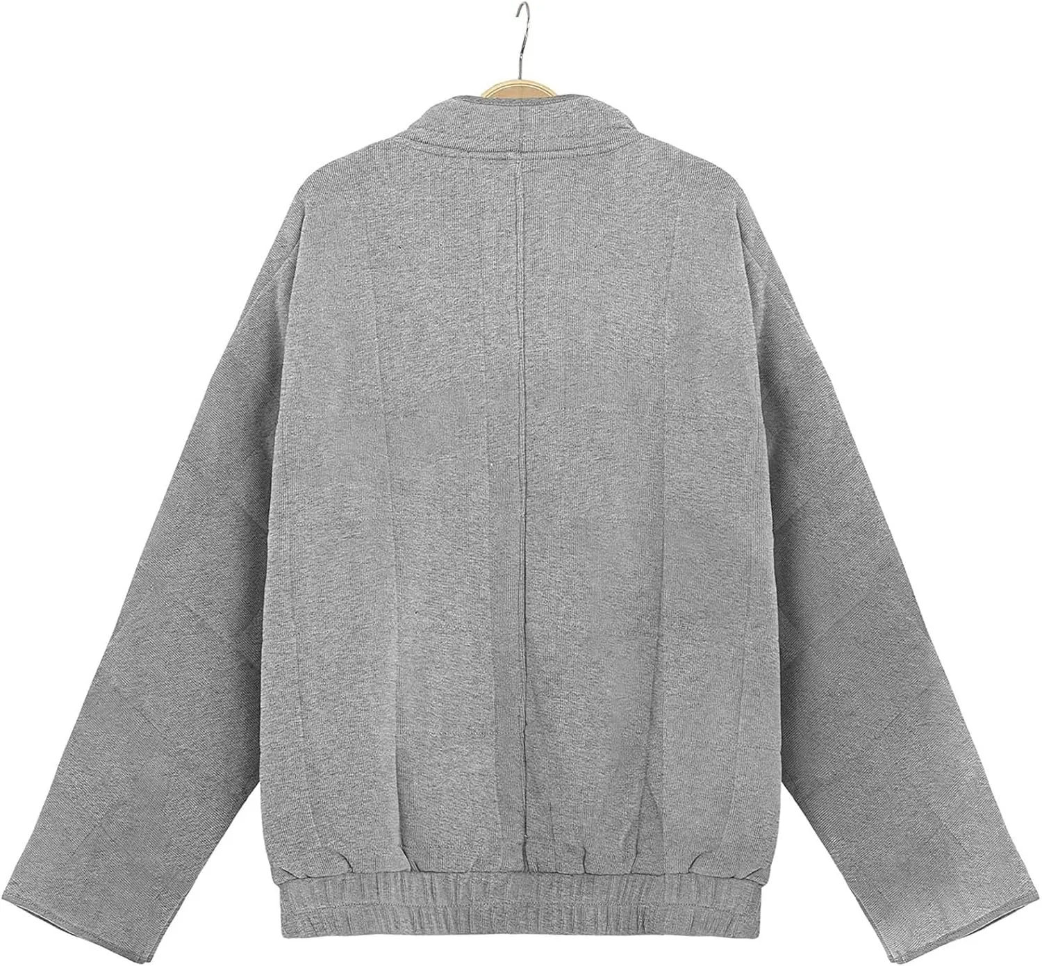 Maxi Down Parka Puffer Coat Long Sleeve Button Up Fuzzy Lined Outerwear Fall Casual Winter Womens Puffer Coat with
