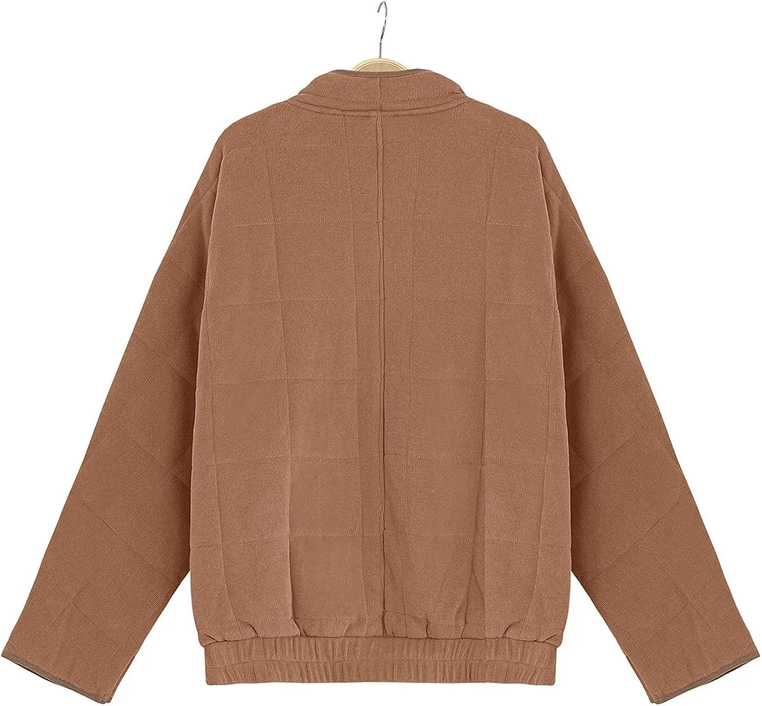Maxi Down Parka Puffer Coat Long Sleeve Button Up Fuzzy Lined Outerwear Fall Casual Winter Womens Puffer Coat with
