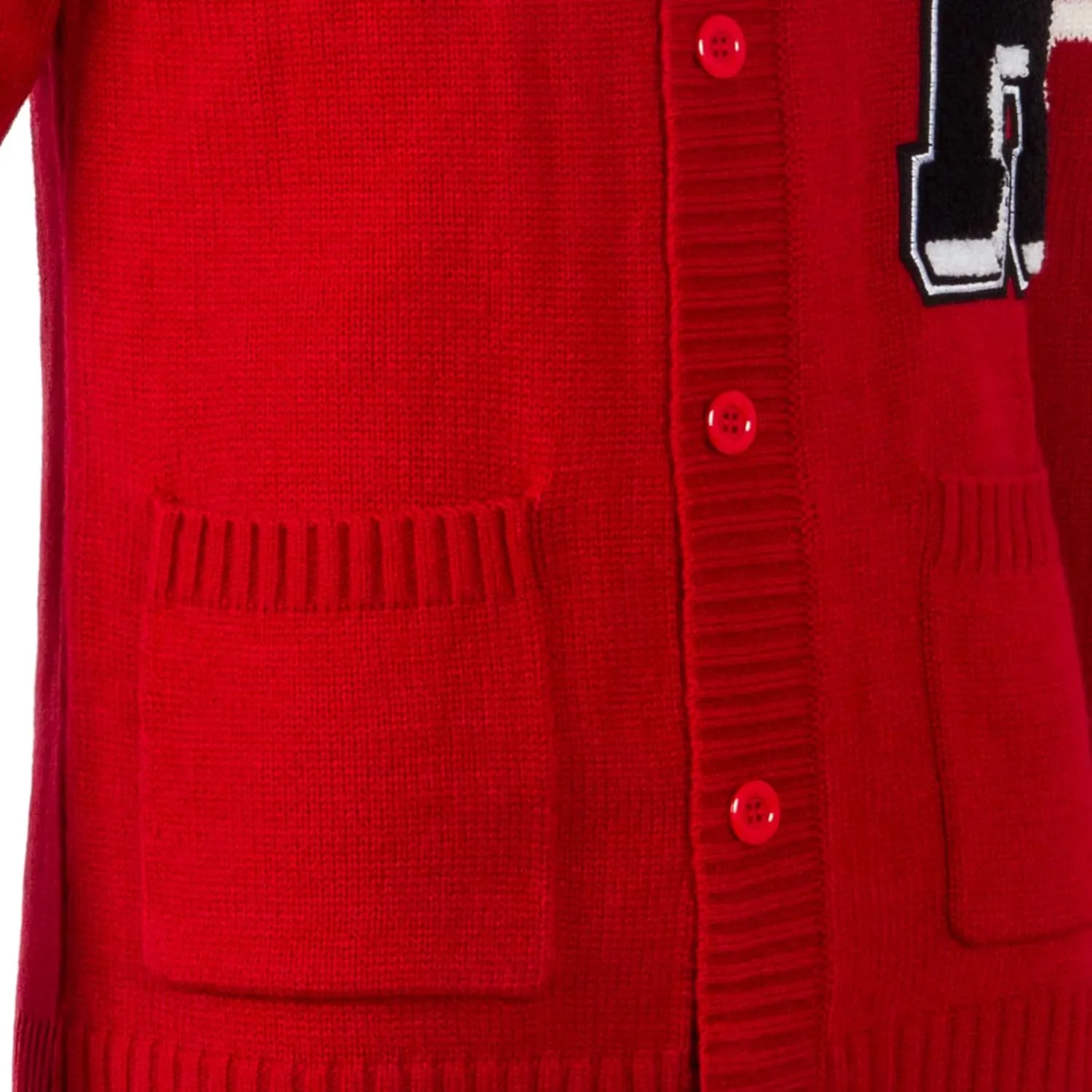 Men's 1950's Letterman Cardigan Sweater Hip Hop 50s Cardigan Sweater V-Neck Long Sleeve Cardigan Winter Sweater