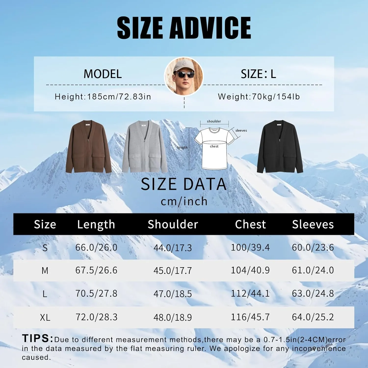 Men's Cardigan Wool Sweater Trend Cool Wool Sweater Men's Coat Spring and Autumn Knitted Sweater