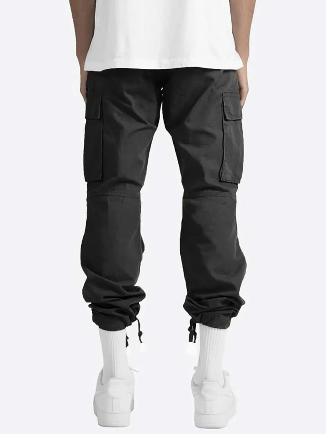 Mens Cargo Pants Straight Casual Trendy Loose Slim Fit Joggers Sweatpants Outdoor Lightweight Athletic Walking Trouser