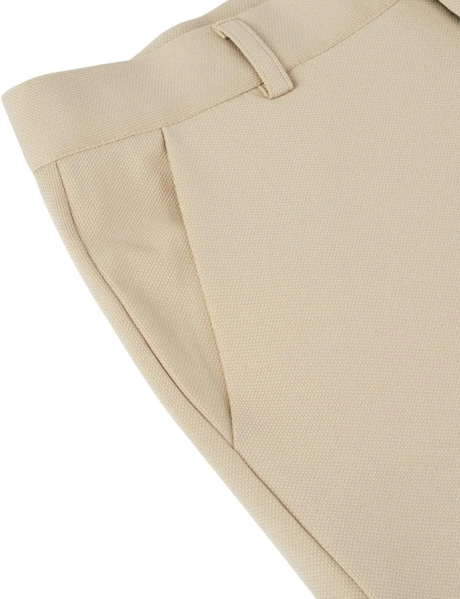 Mens Classic Slim Fit Fit Stretch Flat Front Slacks Dress Pants