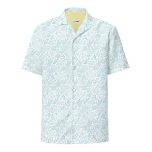 Mens Coral Reef Resort Button Down Shirt | Sustainable Hawaiian Beachwear