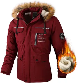 Men's Down Jacket Casual Thickened Cotton Padded Jacket Fashion Trend Winter Jacket Warm Winter Jackets Men's Cardigan