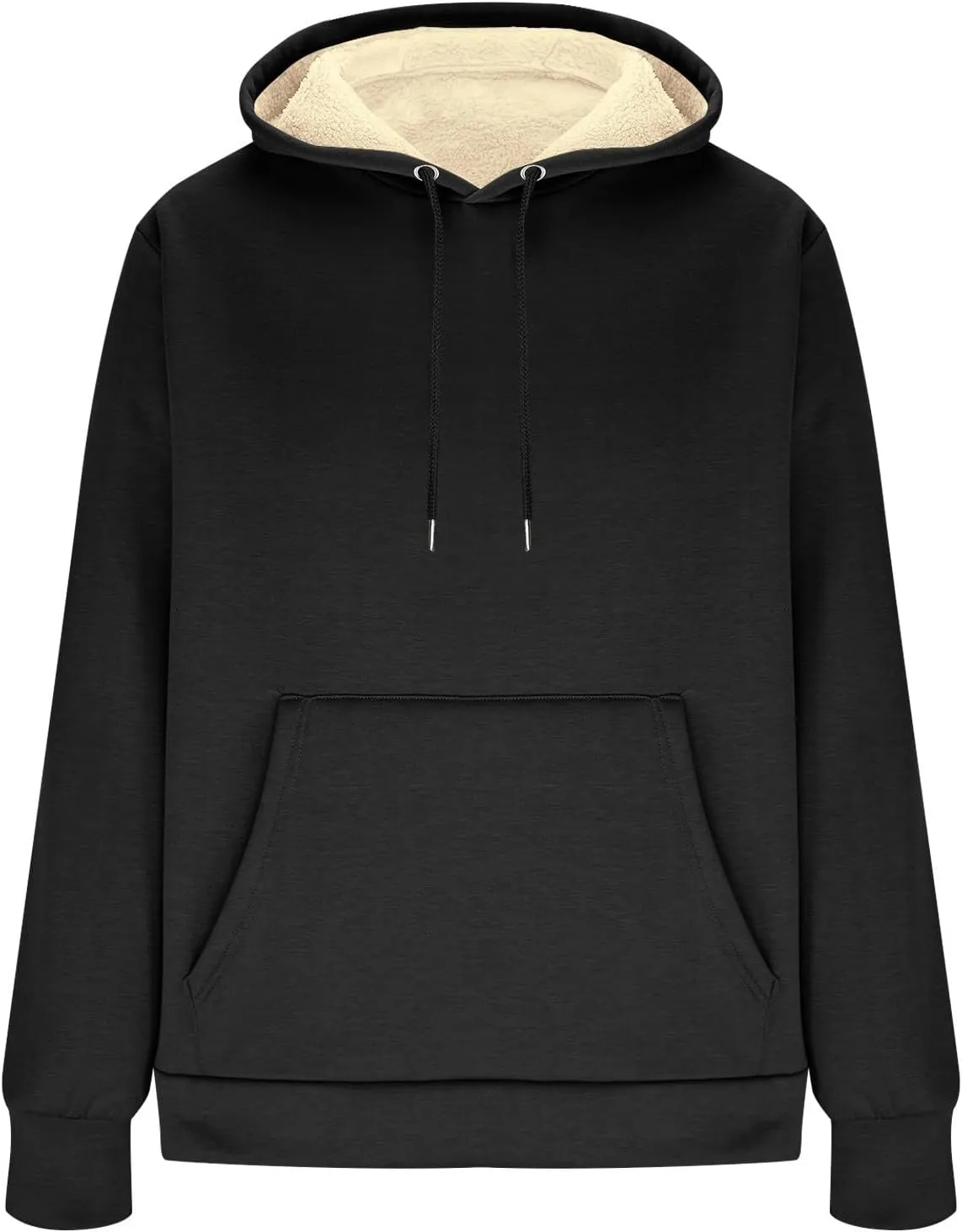 Men's Oversized Heavyweight Fleece Hoodie Winter Casual Hoodies Pullover Hooded Sweatshirts for Men with Pockets