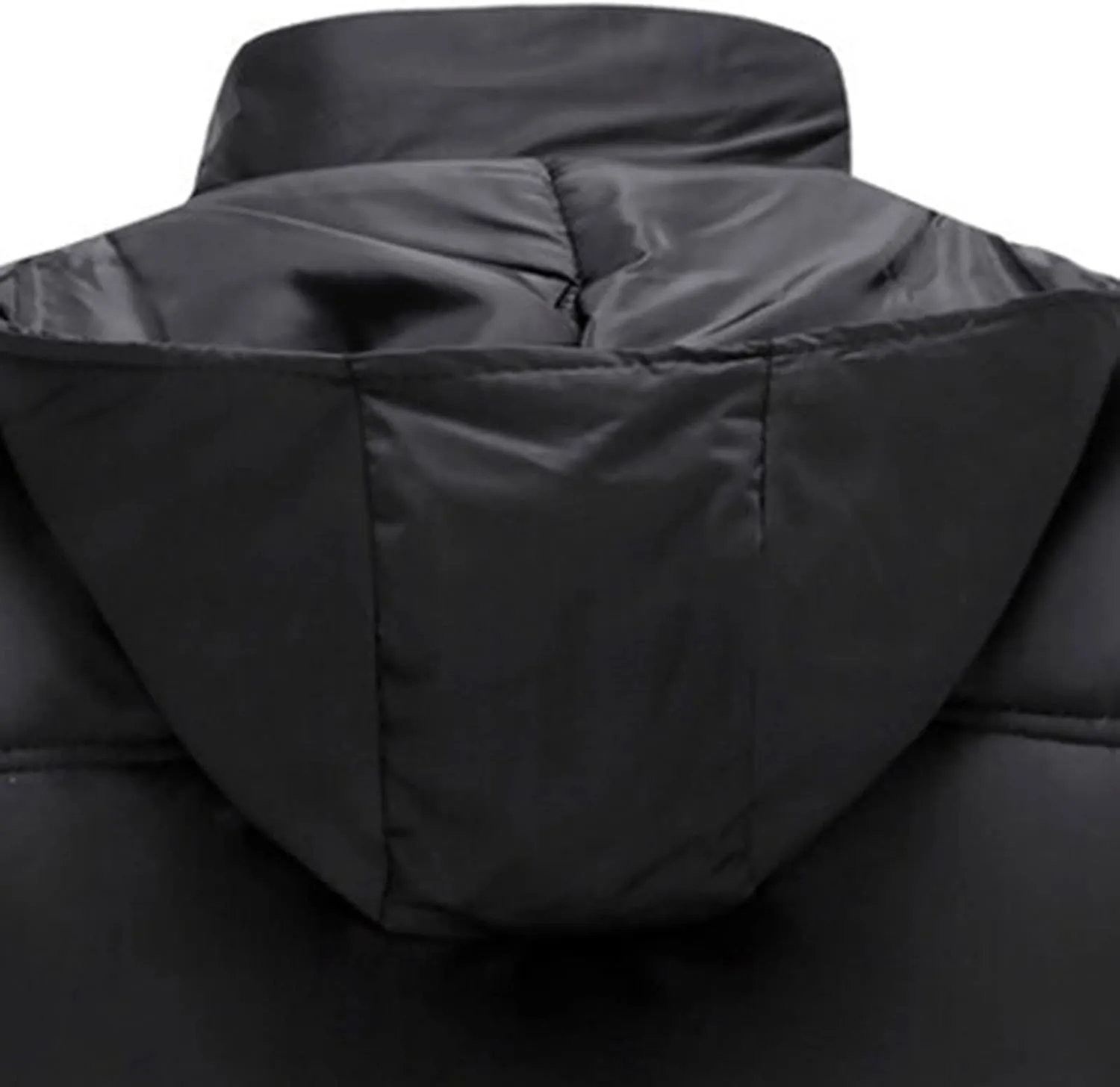 Mens Plush Thickened Cotton Padded Jacket Winter Hooded Warm Windproof Cotton Padded Jacket Jacket Men down