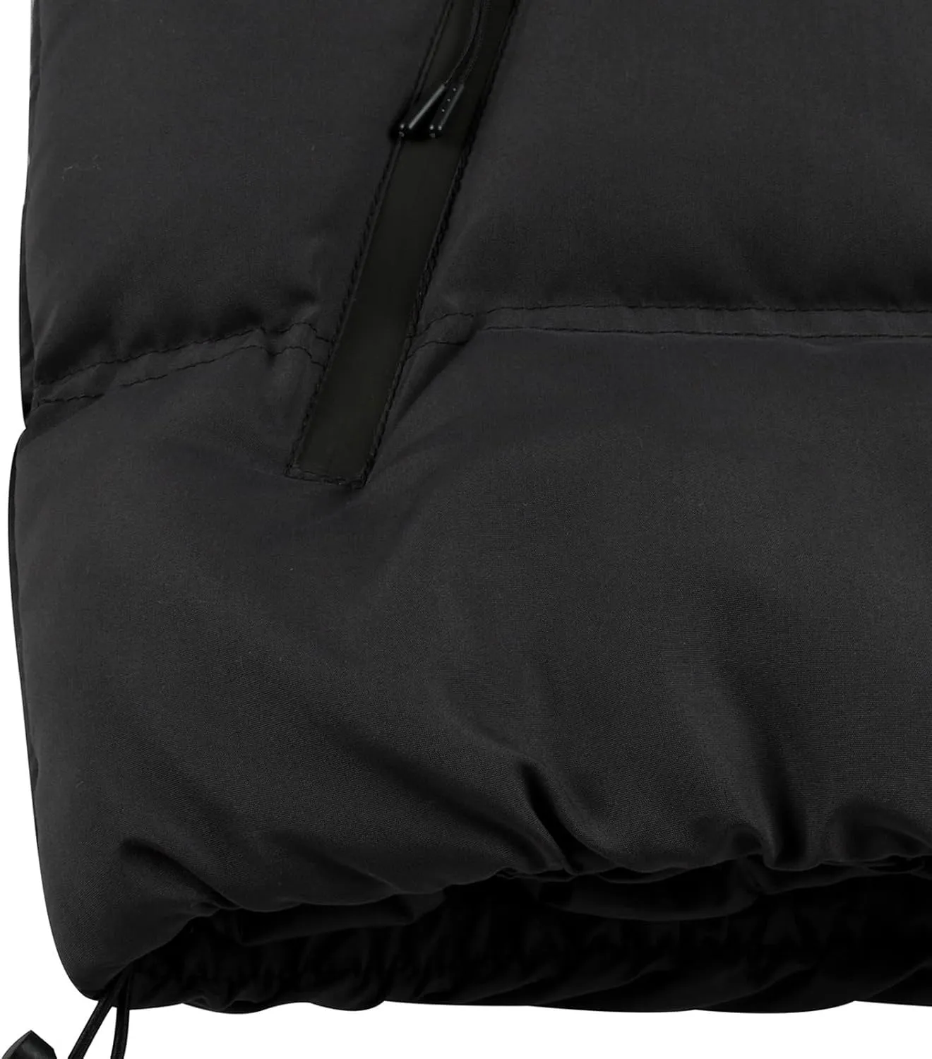 Men's Thickened Bread Cloth Winter Hooded Solid Color Full-Zipper Padded Plus Size Cotton Coat The Jacket Men