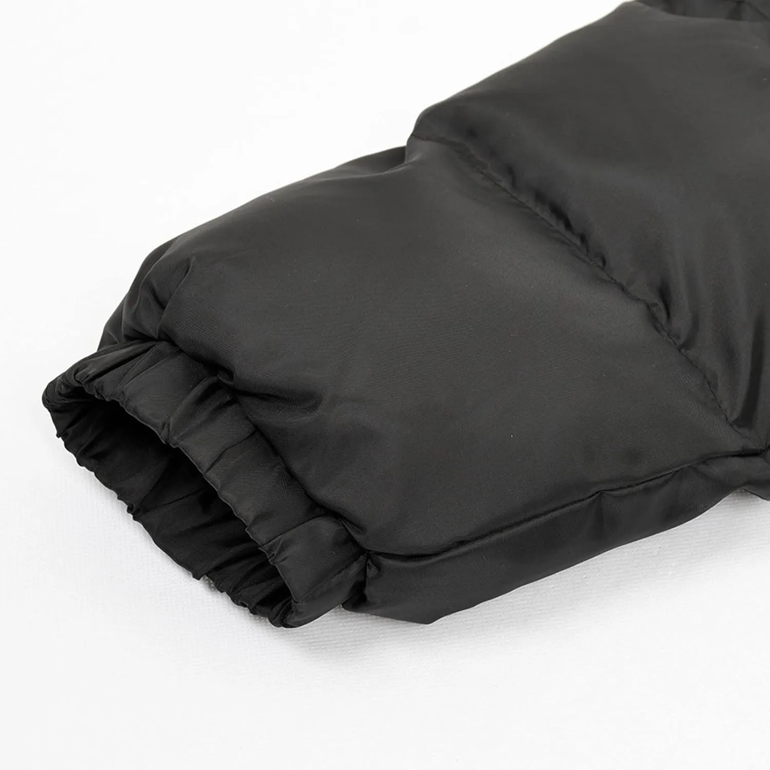 Mens Wool Jackets And Coats Men's Thick Bread Cloth Winter Hooded Solid Color Full-Zipper Cotton-Padded Plus