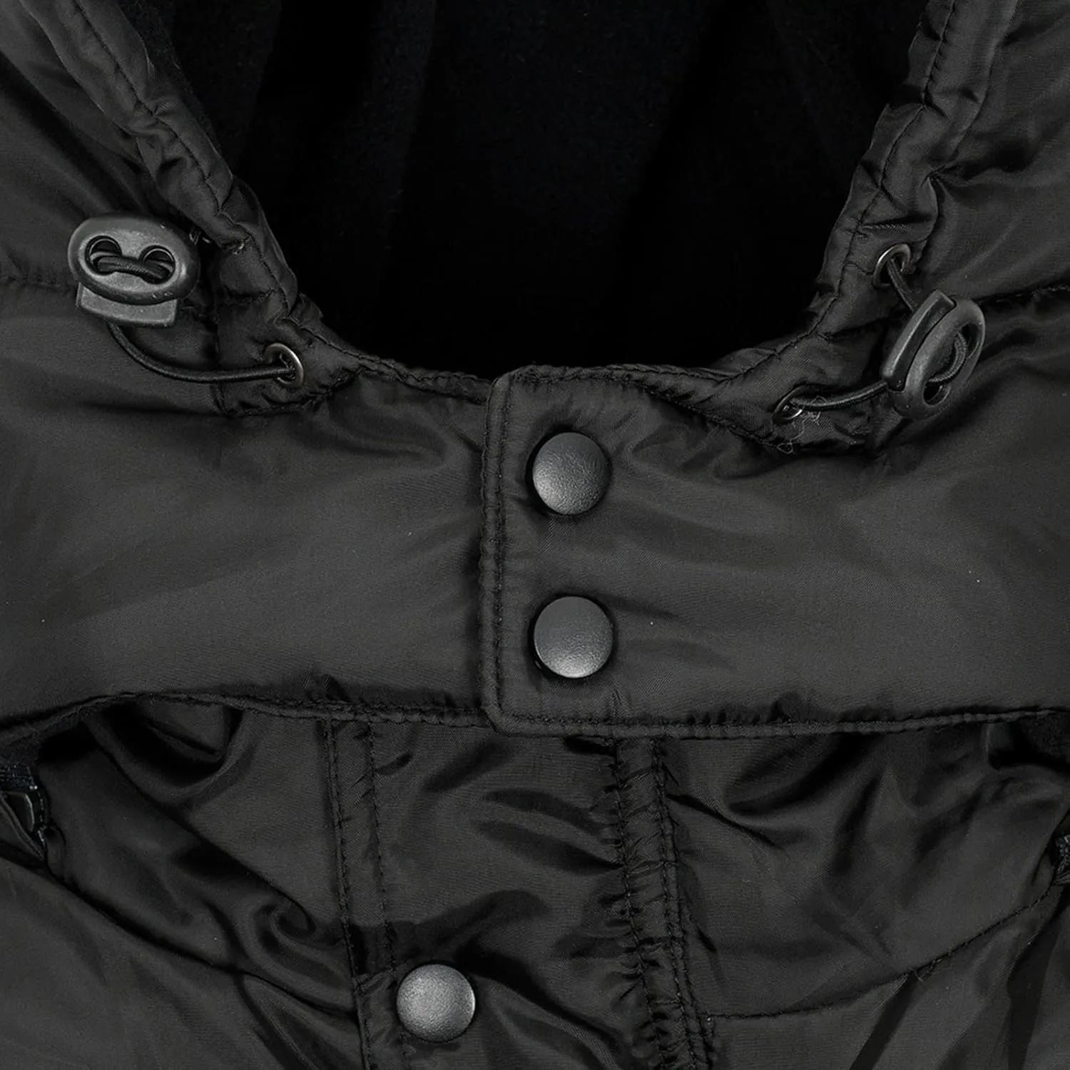 Mens Wool Jackets And Coats Men's Thick Bread Cloth Winter Hooded Solid Color Full-Zipper Cotton-Padded Plus