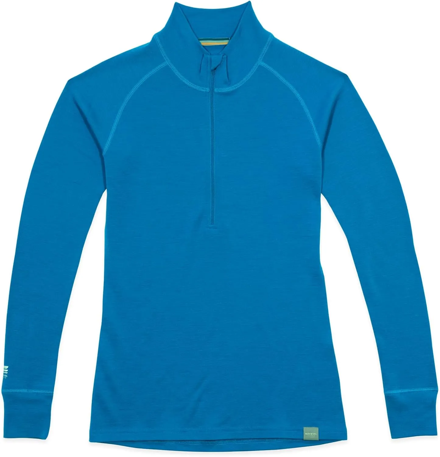 MERIWOOL Womens Base Layer 100% Merino Wool Midweight 250g Half Zip Sweater for Women