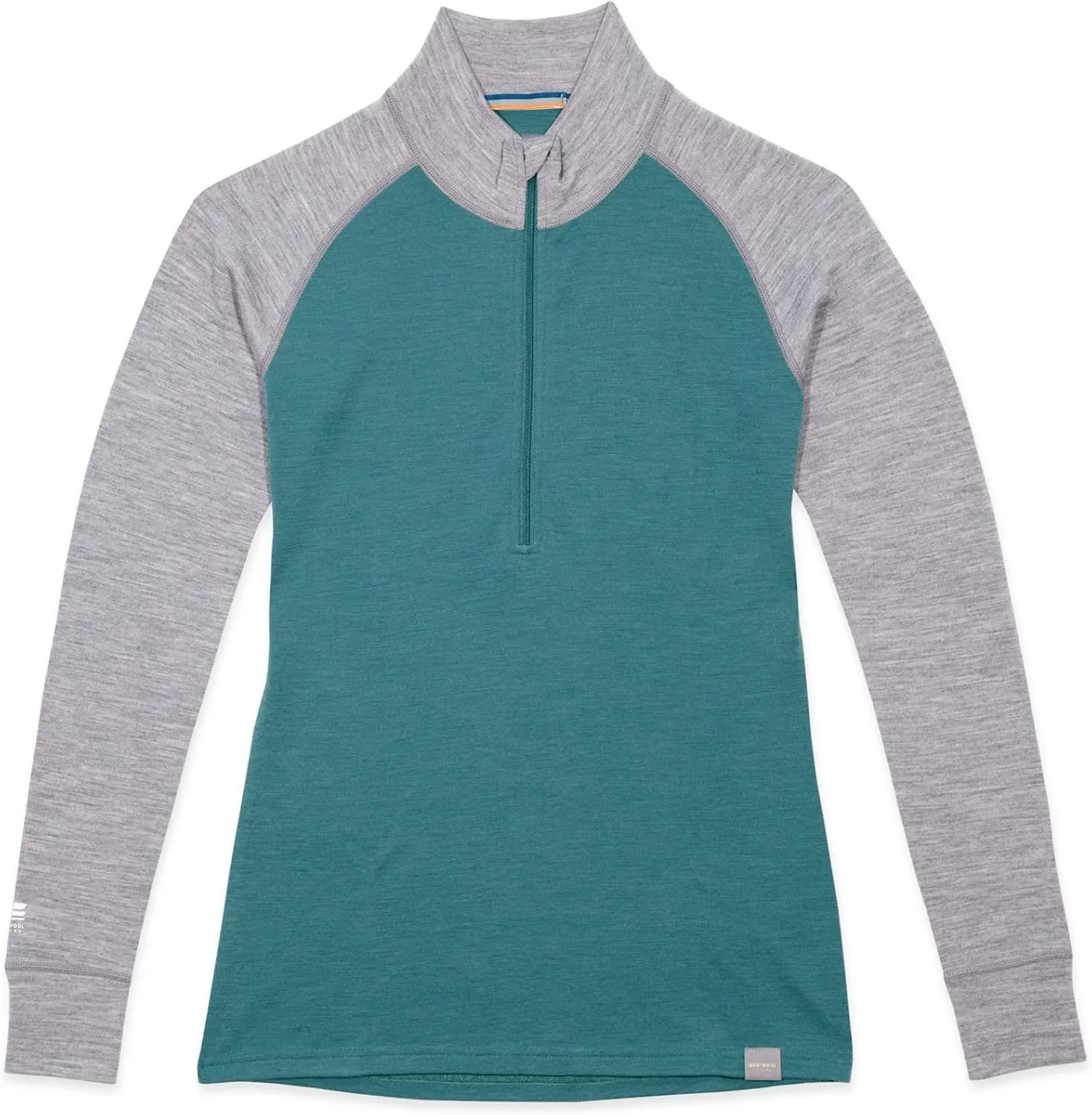 MERIWOOL Womens Base Layer 100% Merino Wool Midweight 250g Half Zip Sweater for Women