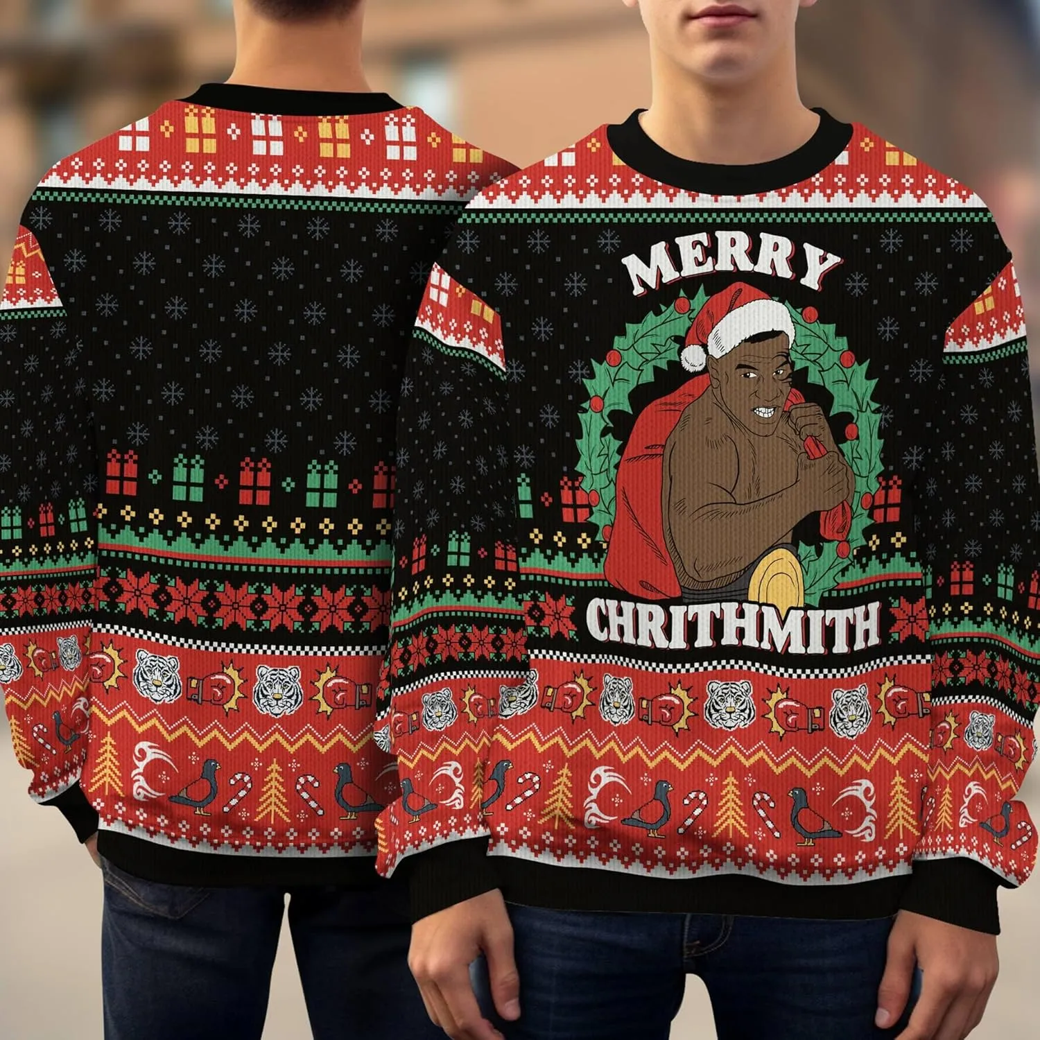 Merry Chrithmith Ugly Sweater - Ugly Christmas Sweaters -Well Happy Birthday Jesus Xmas Sweater - Knitted Xmas Sweater