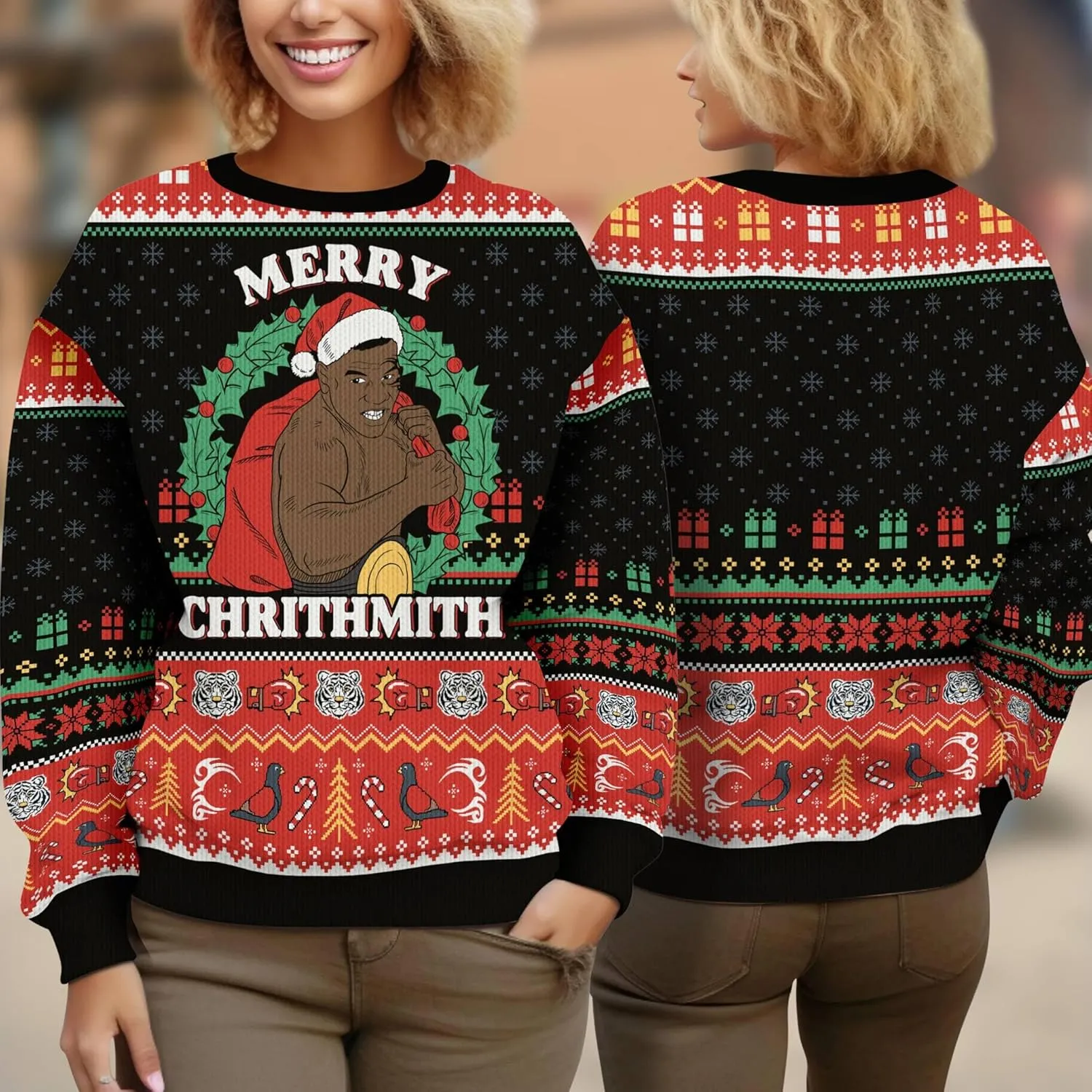 Merry Chrithmith Ugly Sweater - Ugly Christmas Sweaters -Well Happy Birthday Jesus Xmas Sweater - Knitted Xmas Sweater