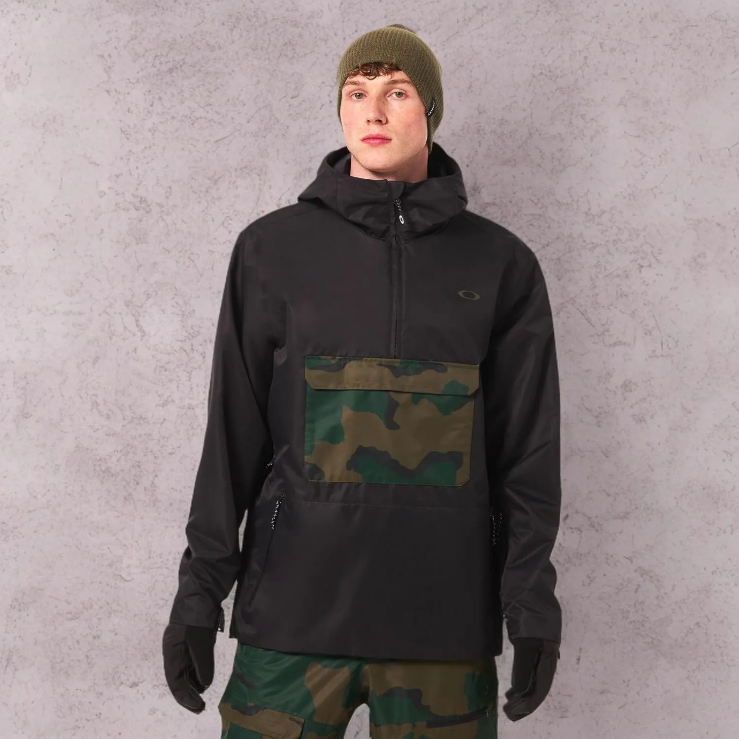 Oakley Men's Divisional Recycled Shell Anorak Jacket