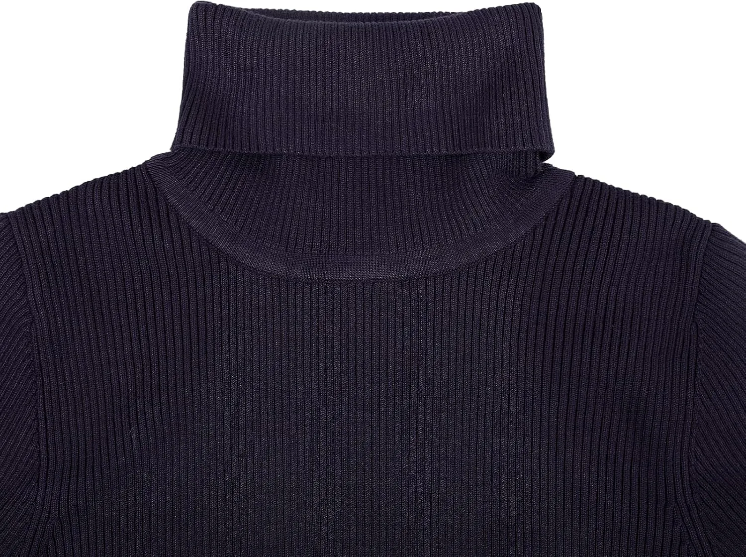 PrettyGuide Women's Turtleneck Sweater Dress Long Sleeve Ribbed Knit Stretch Midi Bodycon Dresses