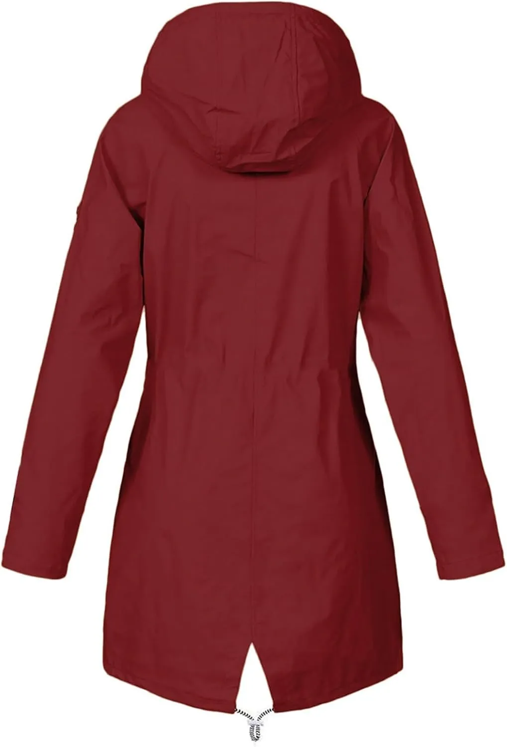 Rain Coats for Women Waterproof with Hood Thickened Fleece Lined Raincoat Casual Solid Lightweight Rain Coats