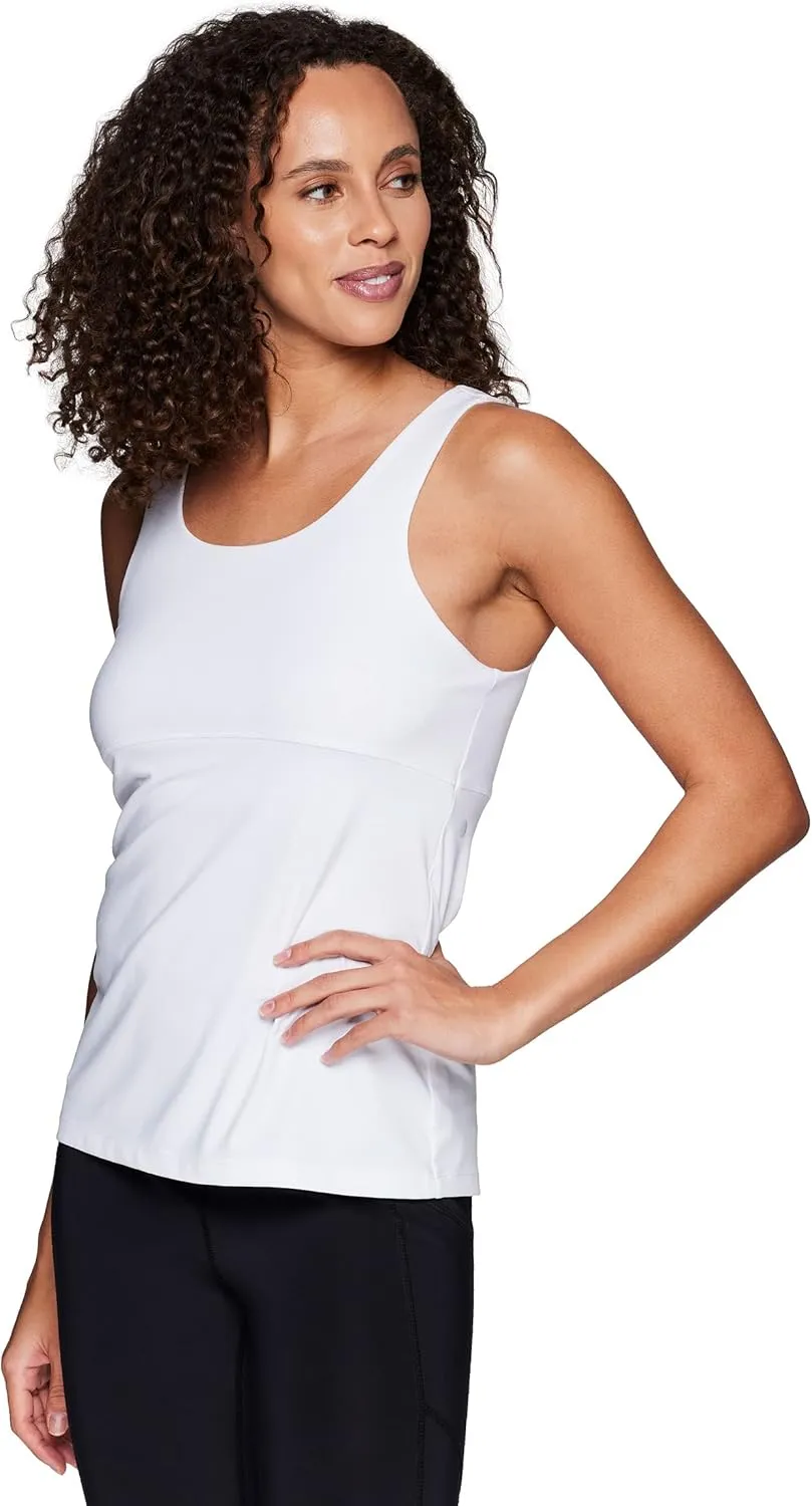 RBX Active Women's Bra Top Ventilated Gym Yoga Running Tank Top with Shelf Bra