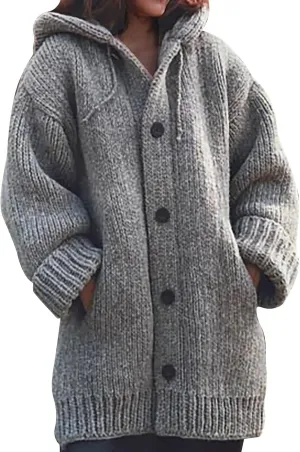 SHAOBGE plus Size Coats for Women 5x Winter Thick Autumn And Winter Sweater Large Size Knit Sweater Womens plus Size