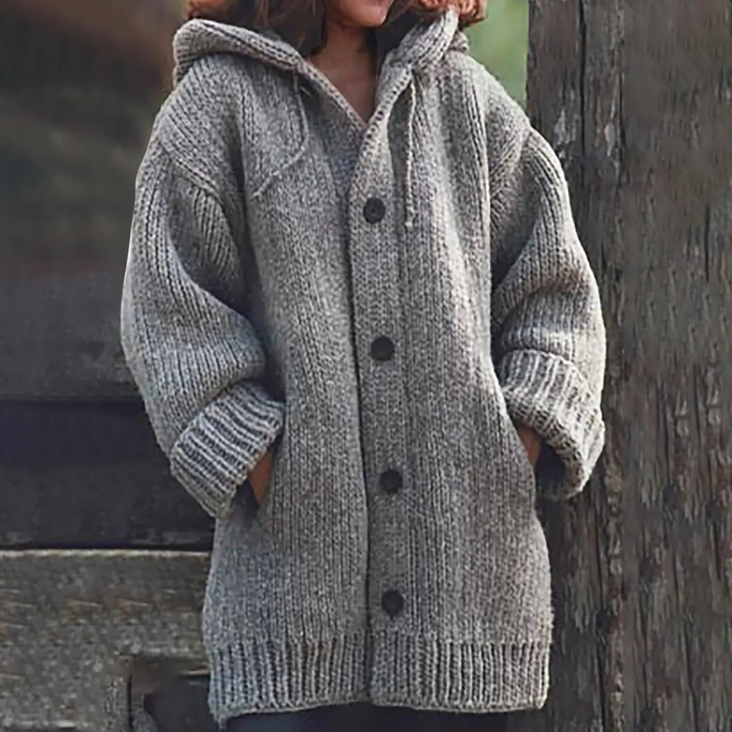 SHAOBGE plus Size Coats for Women 5x Winter Thick Autumn And Winter Sweater Large Size Knit Sweater Womens plus Size