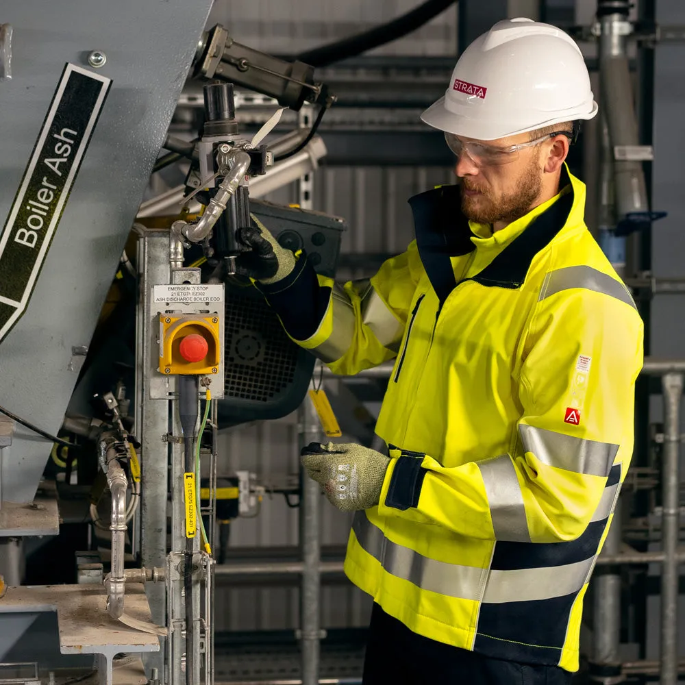 STRATA® Arc Hi-Viz Softshell Jacket (CL.2/ARC3/28CAL/CM²)