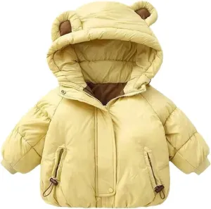 Stuff Coat Kids Toddler Baby Girls Boys Winter Warm Thick Solid Cotton Long Sleeve Padded Jacket Coat Baby Boy Vest