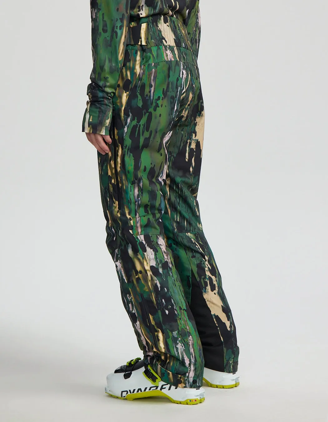 Team Aztech Ski Pant - Green Camo Multi