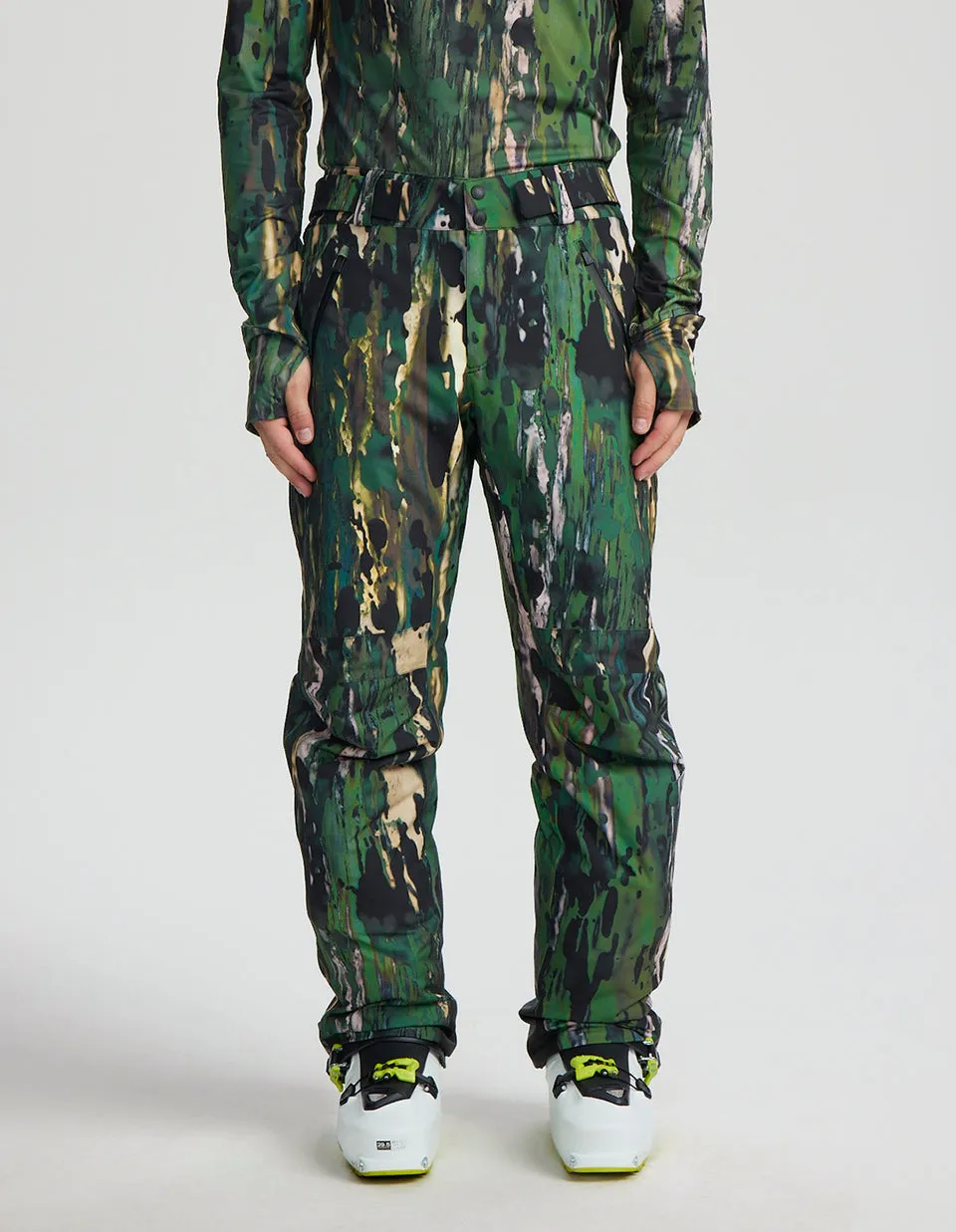 Team Aztech Ski Pant - Green Camo Multi