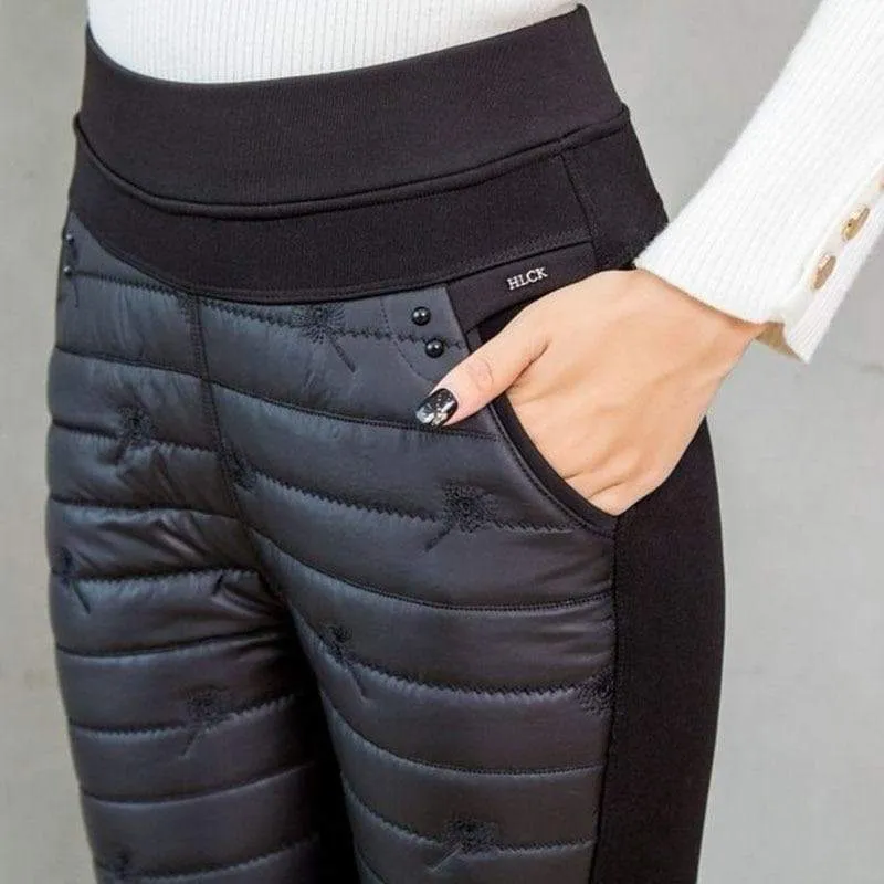 ThermoPants - High Waist Winter Down Pants
