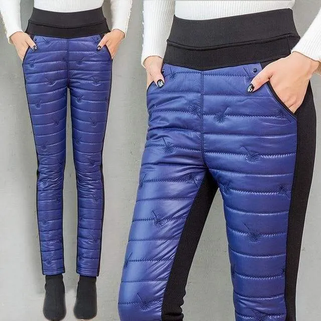 ThermoPants - High Waist Winter Down Pants