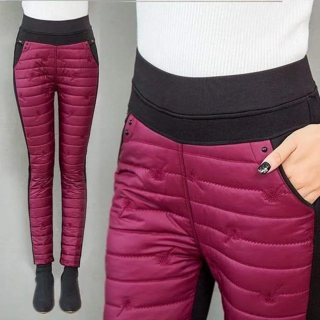 ThermoPants - High Waist Winter Down Pants