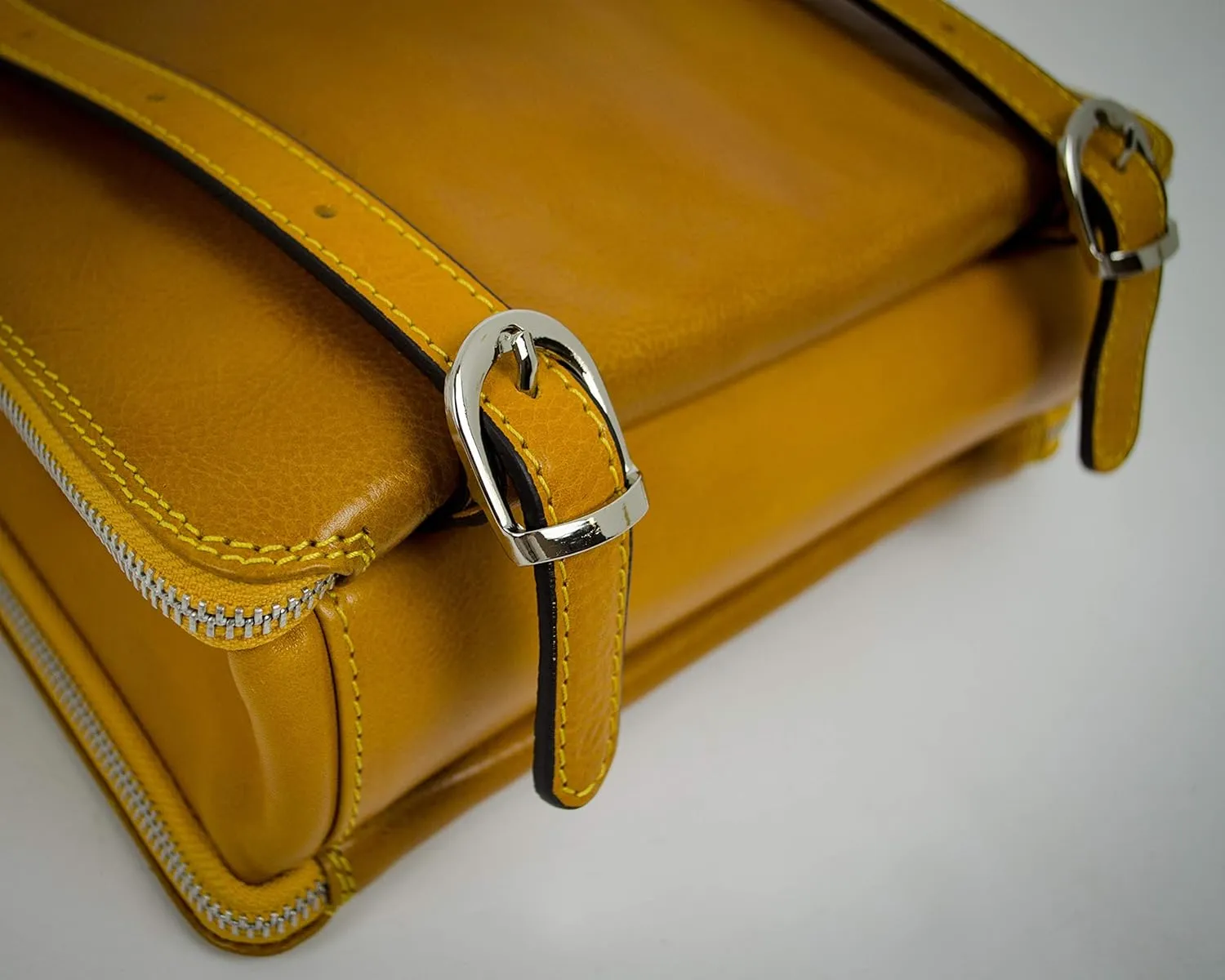 Time Resistance Leather Backpack Convertible to Shoulder Bag - Handmade For Laptops up to 12 Inches Daybag Rucksack