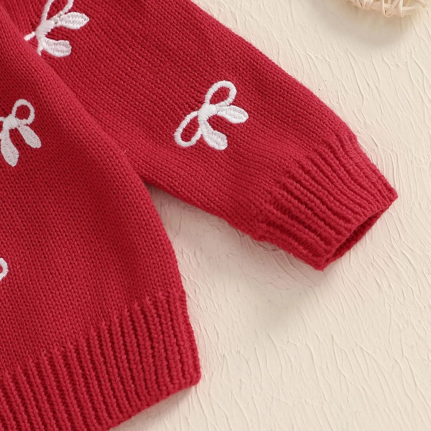 Toddler Baby Girl Thin Knit Sweater Coat Long Sleeve Button Up Cardigan Cable-Knit Knitwear Jacket Fall Winter Clothes