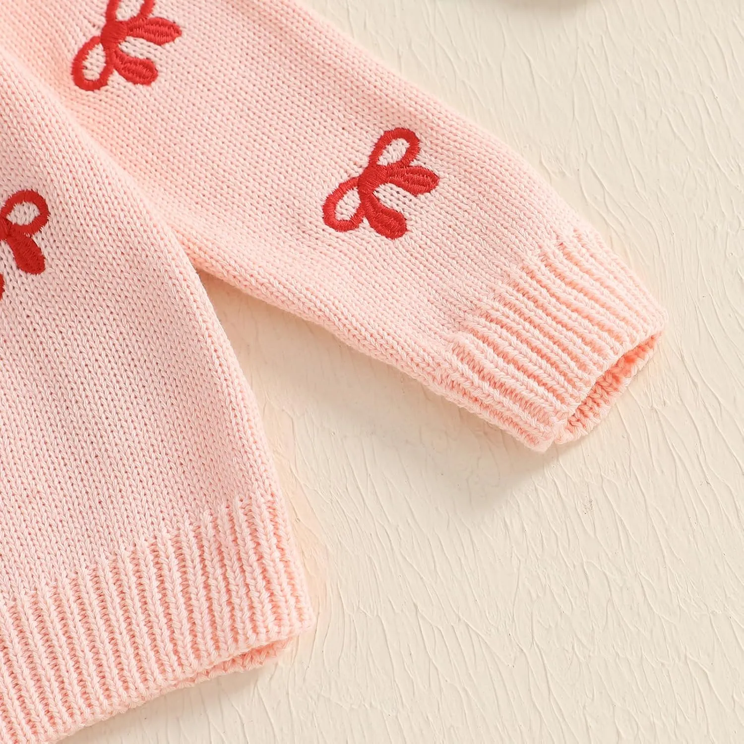 Toddler Baby Girl Thin Knit Sweater Coat Long Sleeve Button Up Cardigan Cable-Knit Knitwear Jacket Fall Winter Clothes