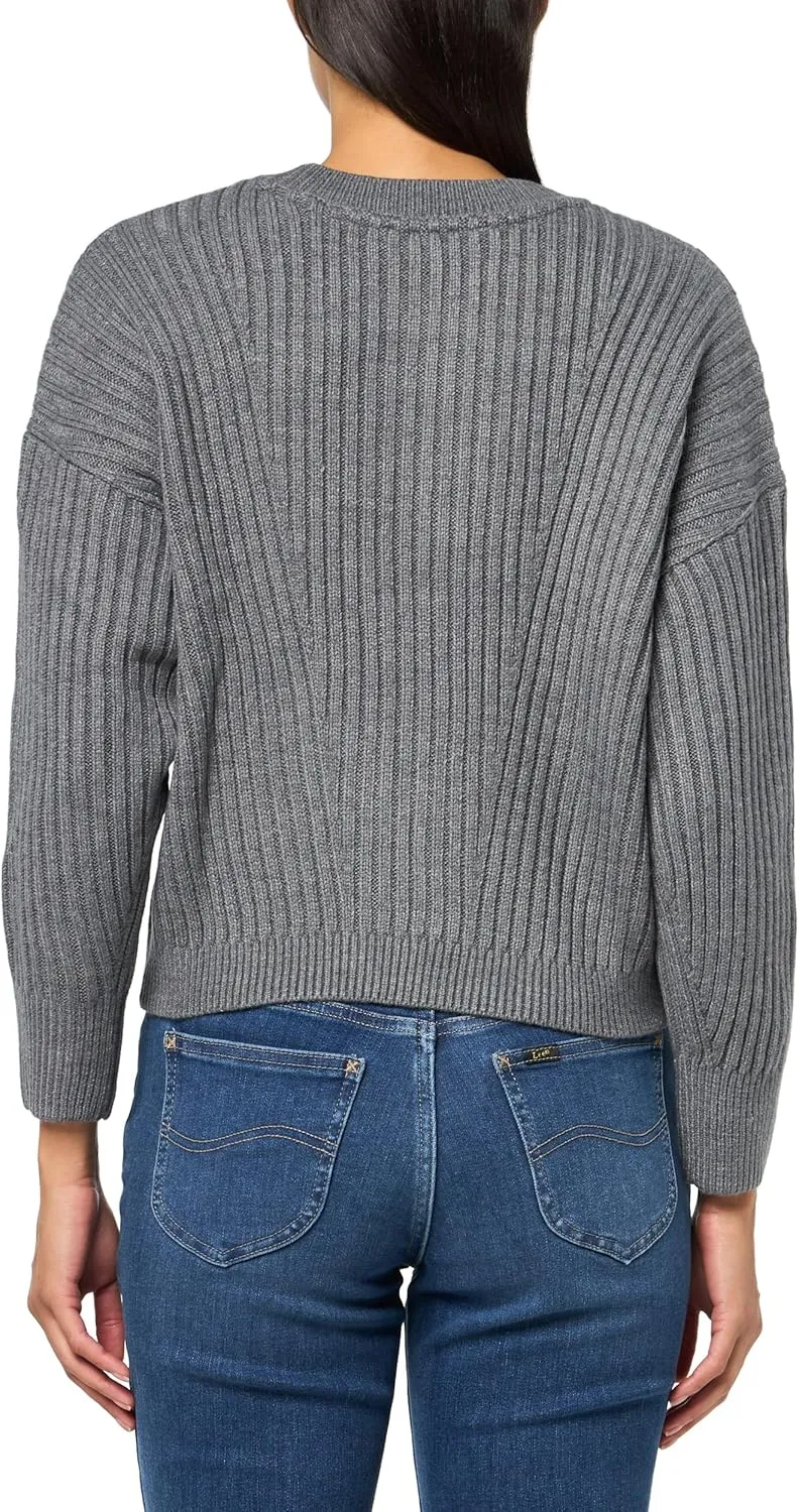 Tommy Hilfiger Women's Solid Crewneck Casual Sweater