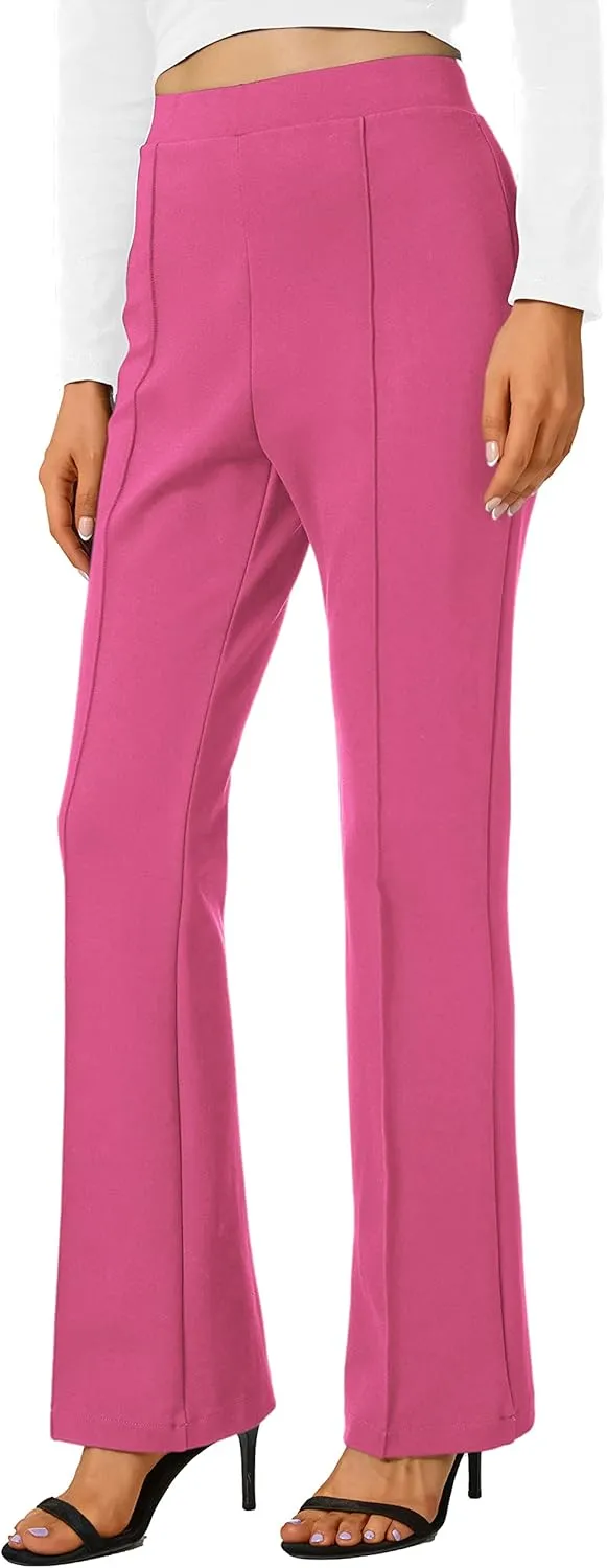 Urban CoCo Stretchy Work Pants Bootcut Yoga Pants Petite Slacks for Office Casual
