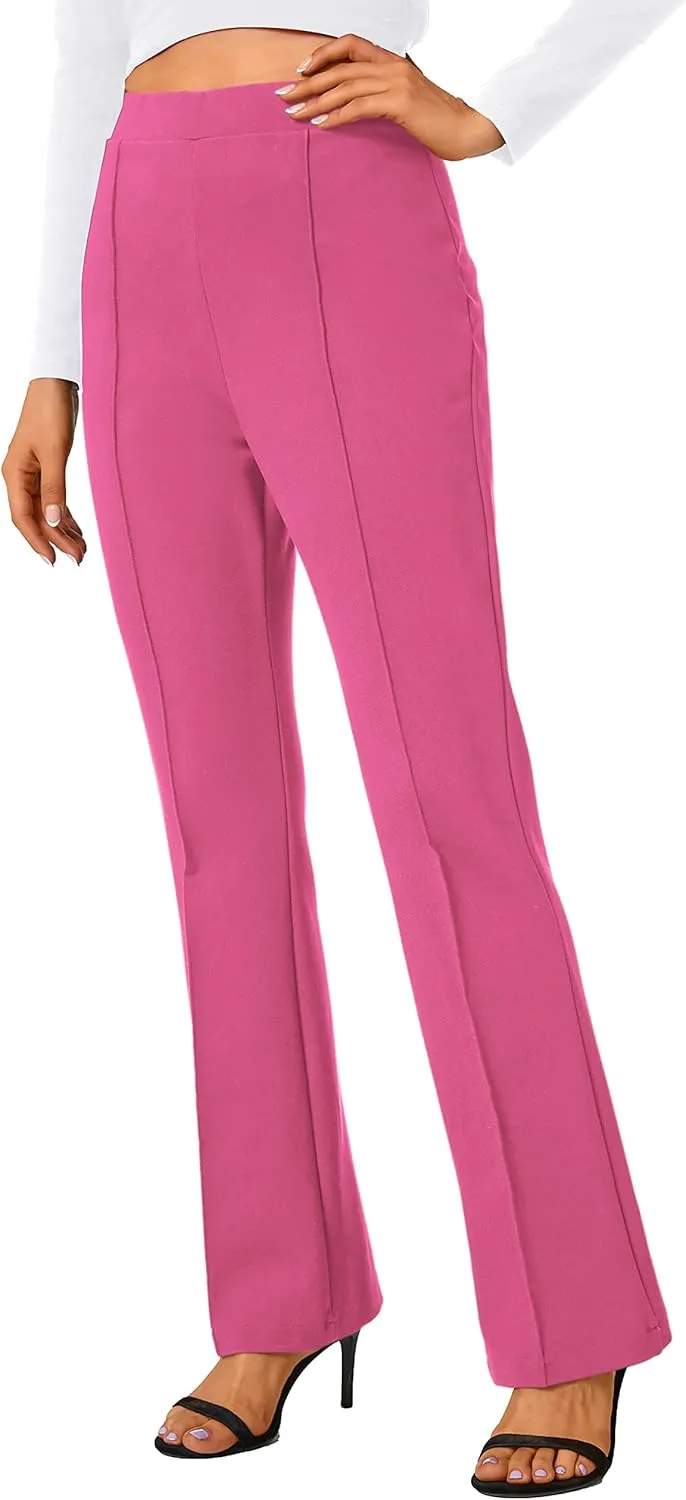 Urban CoCo Stretchy Work Pants Bootcut Yoga Pants Petite Slacks for Office Casual