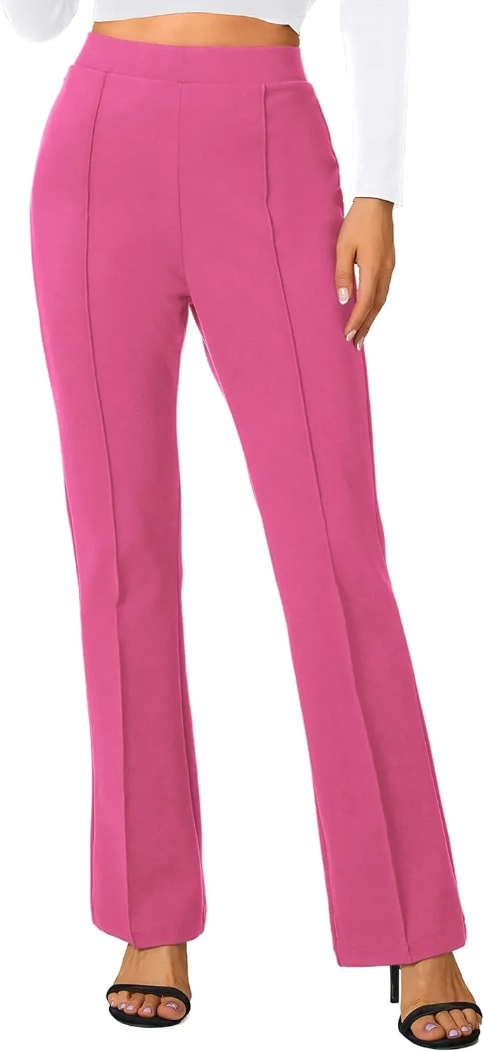 Urban CoCo Stretchy Work Pants Bootcut Yoga Pants Petite Slacks for Office Casual