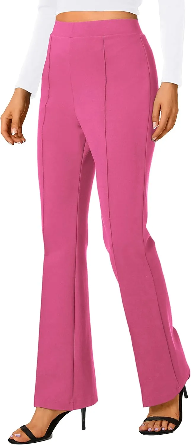 Urban CoCo Stretchy Work Pants Bootcut Yoga Pants Petite Slacks for Office Casual