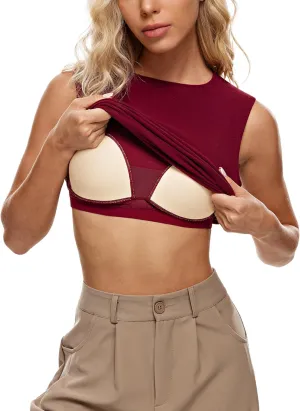 Wingslove Tank Top with Built in Bra for Women Shelf Bra Workout Tank Top