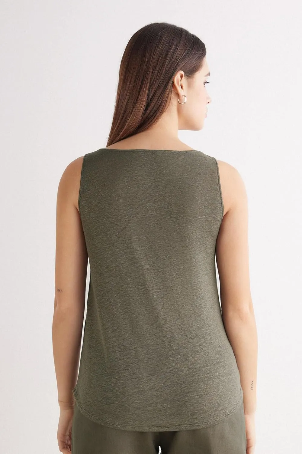 Woman's Linen Tank Top